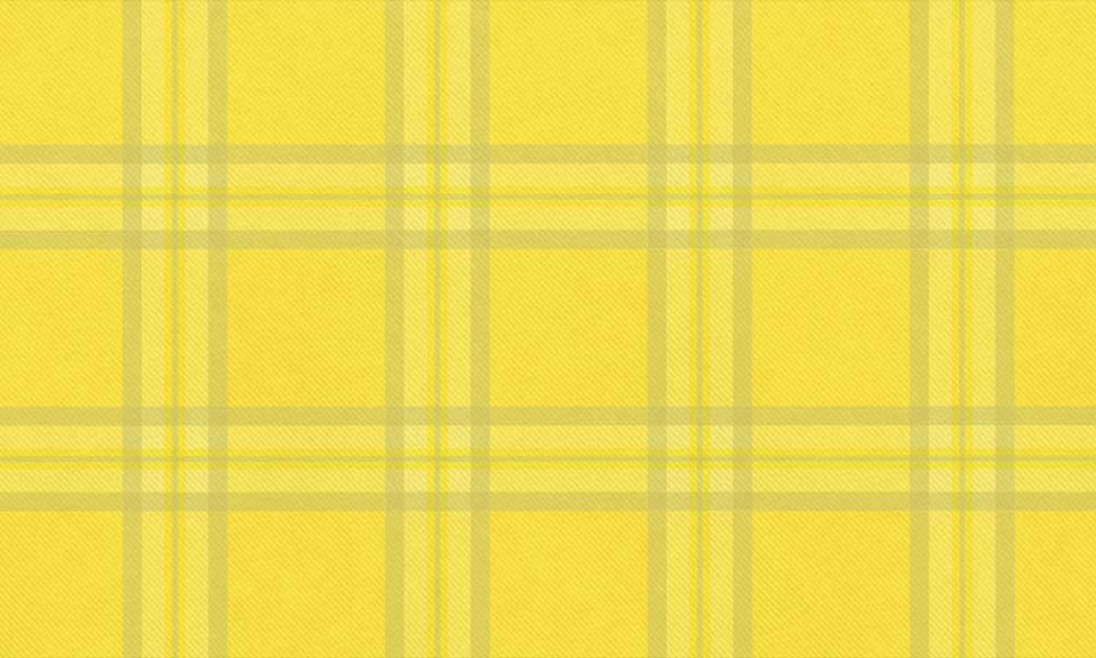 Yellow background with plaid pattern