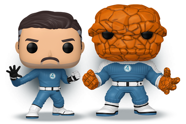 83584/83585 - Pop! Mister Fantastic (Fantastic Four: First Steps)/Pop! The Thing (Fantastic Four: First Steps)