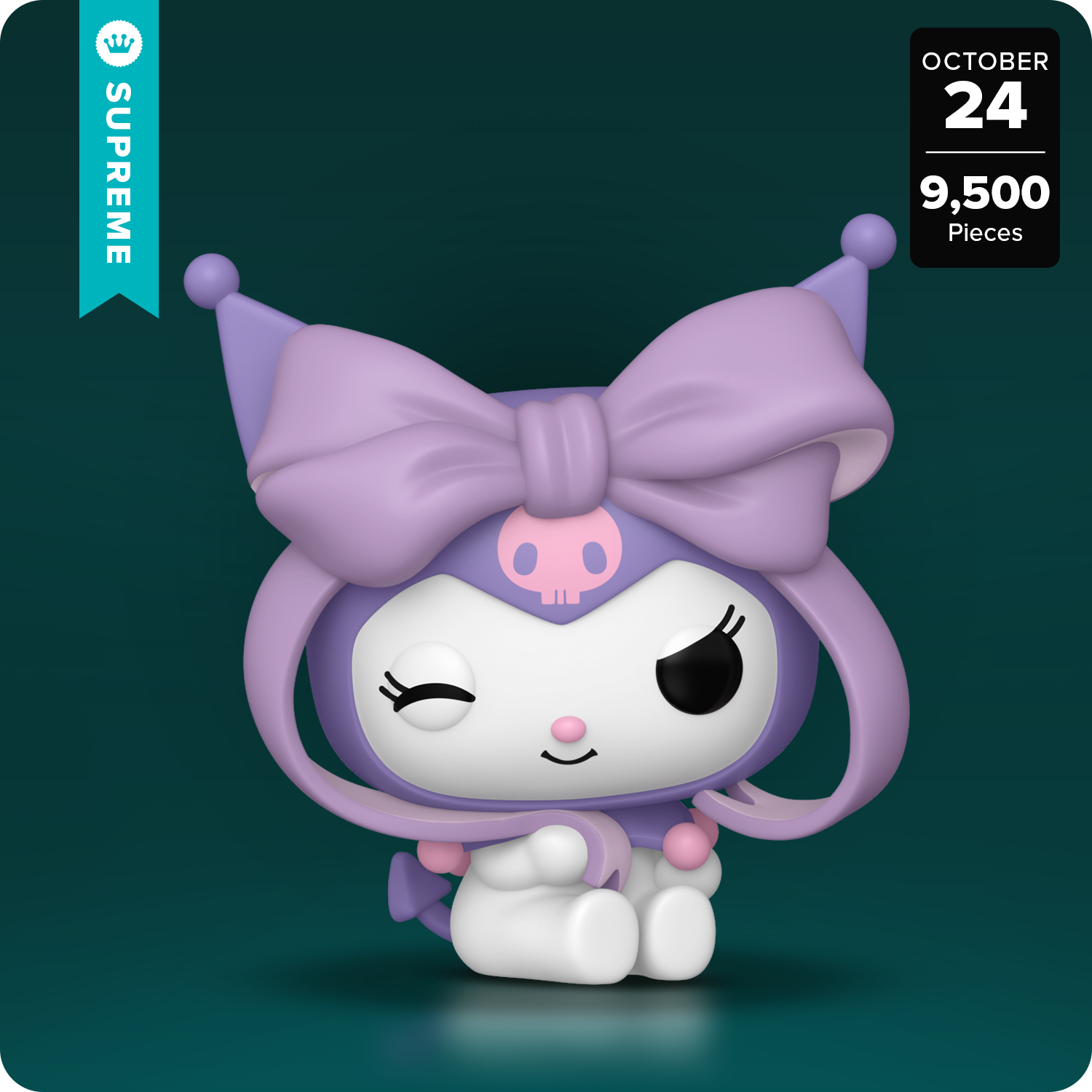 Funko Limited Edition POP! Sanrio Kuromi with Bow - only 9,500 made