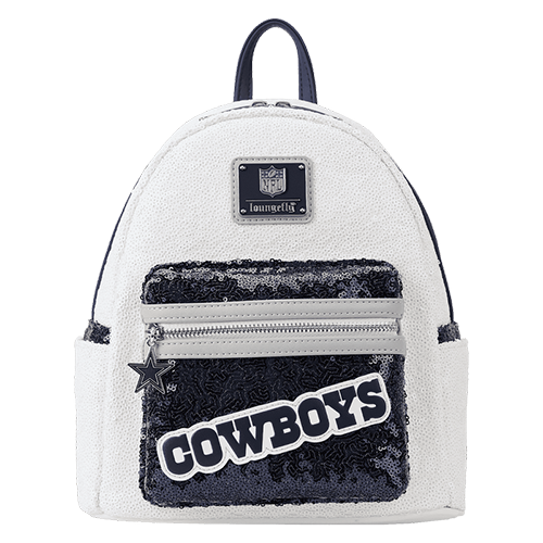 Loungefly Dallas Cowboys Sequined Mini Backpack