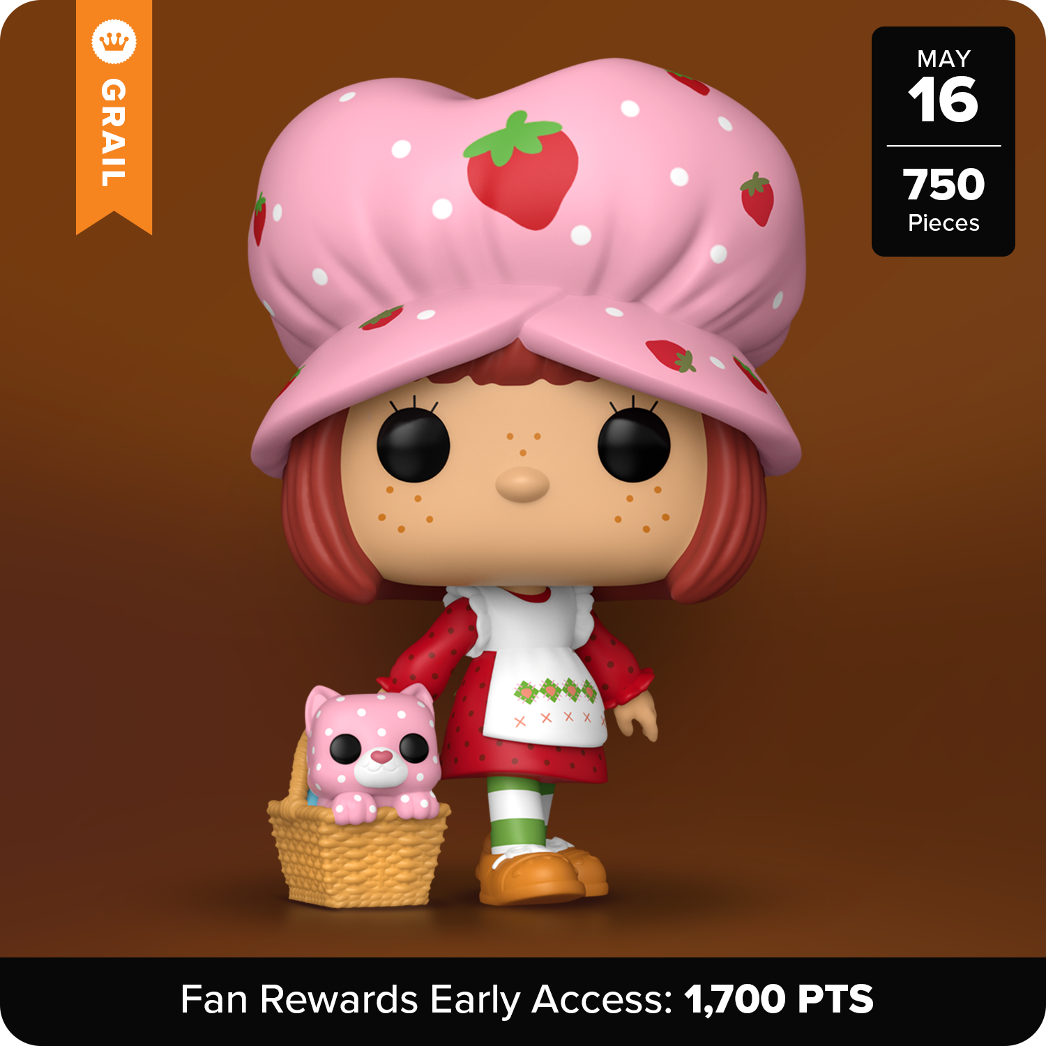 Funko Limited Edition POP! Strawberry Shortcake with Custard - only 750 made
