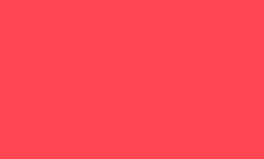 Solid Light Red colored background, Hex Code: #FF4754