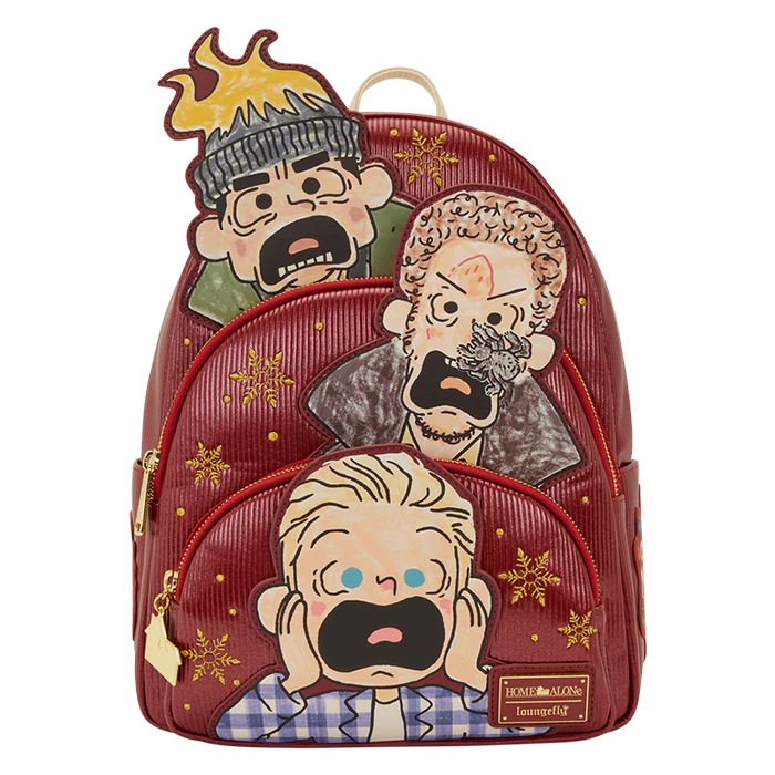 Home Alone Triple Pocket Mini Backpack