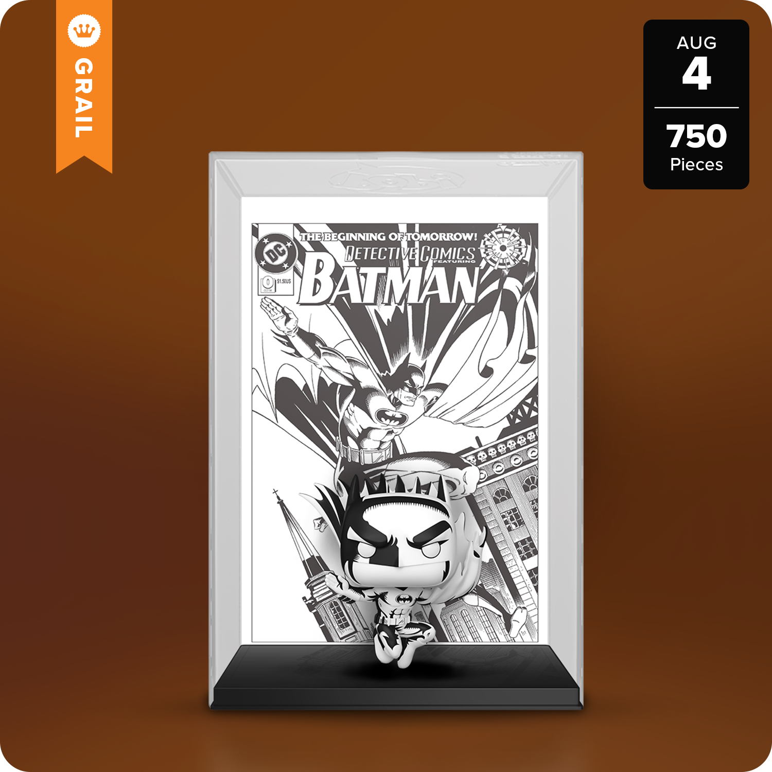 Funko Pop! Pop! Comic Covers Batman (Black and White)
