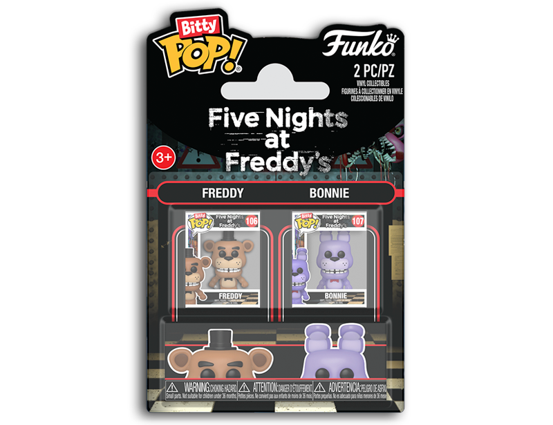 88918 - Bitty Pop! Freddy Fazbear & Bonnie the Rabbit 2-Pack
