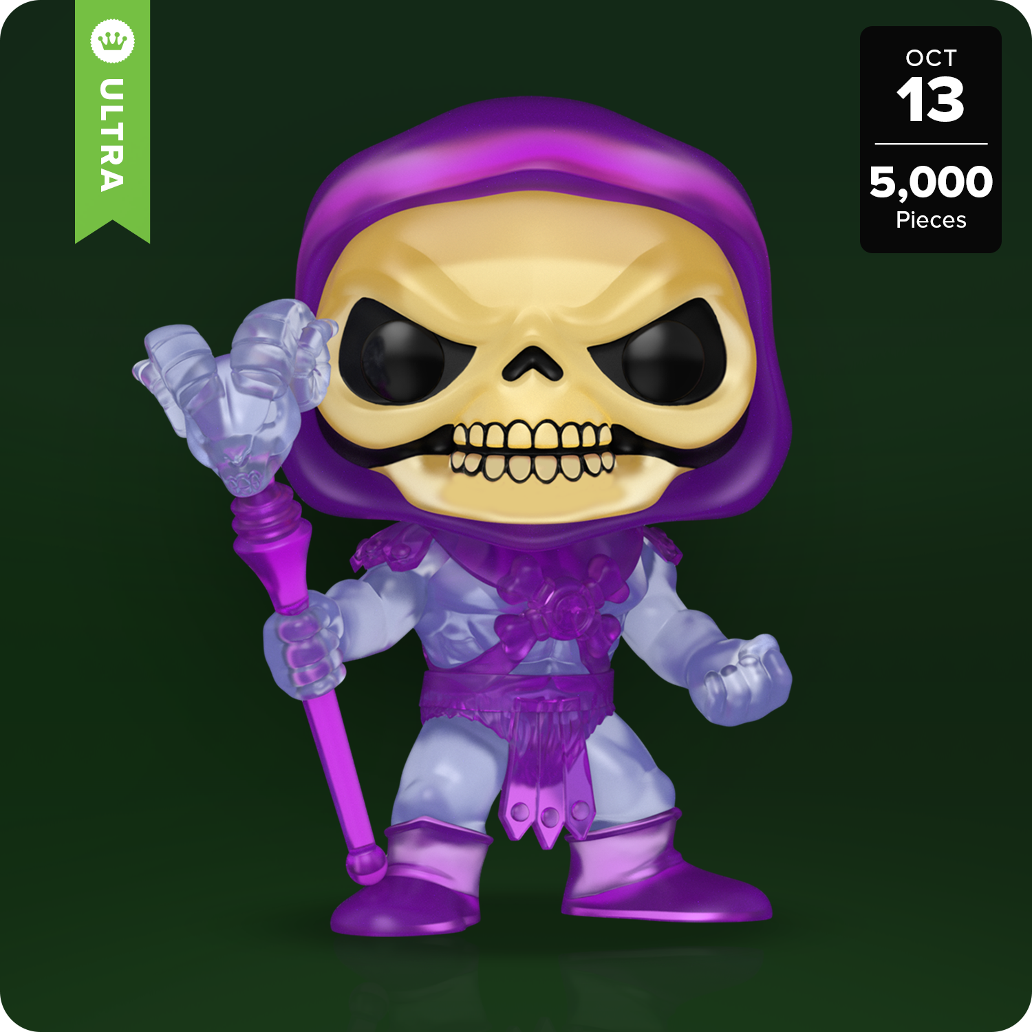 Pop! Skeletor (Translucent) with Pop! Protector