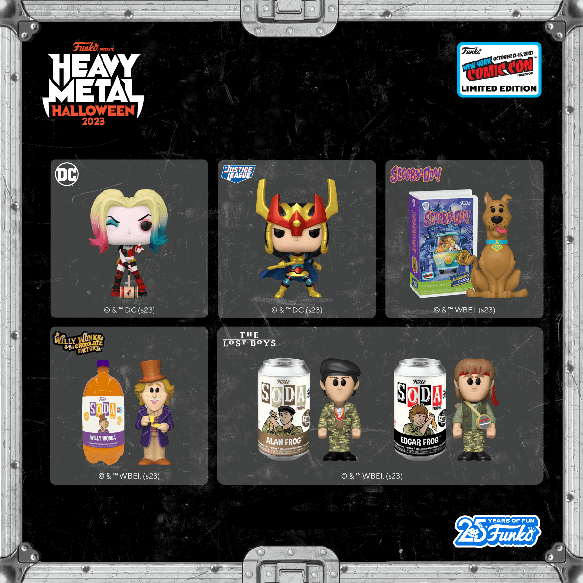 See the latest mix of Warner Brothers collectibles from Funko for NYCC 2023.