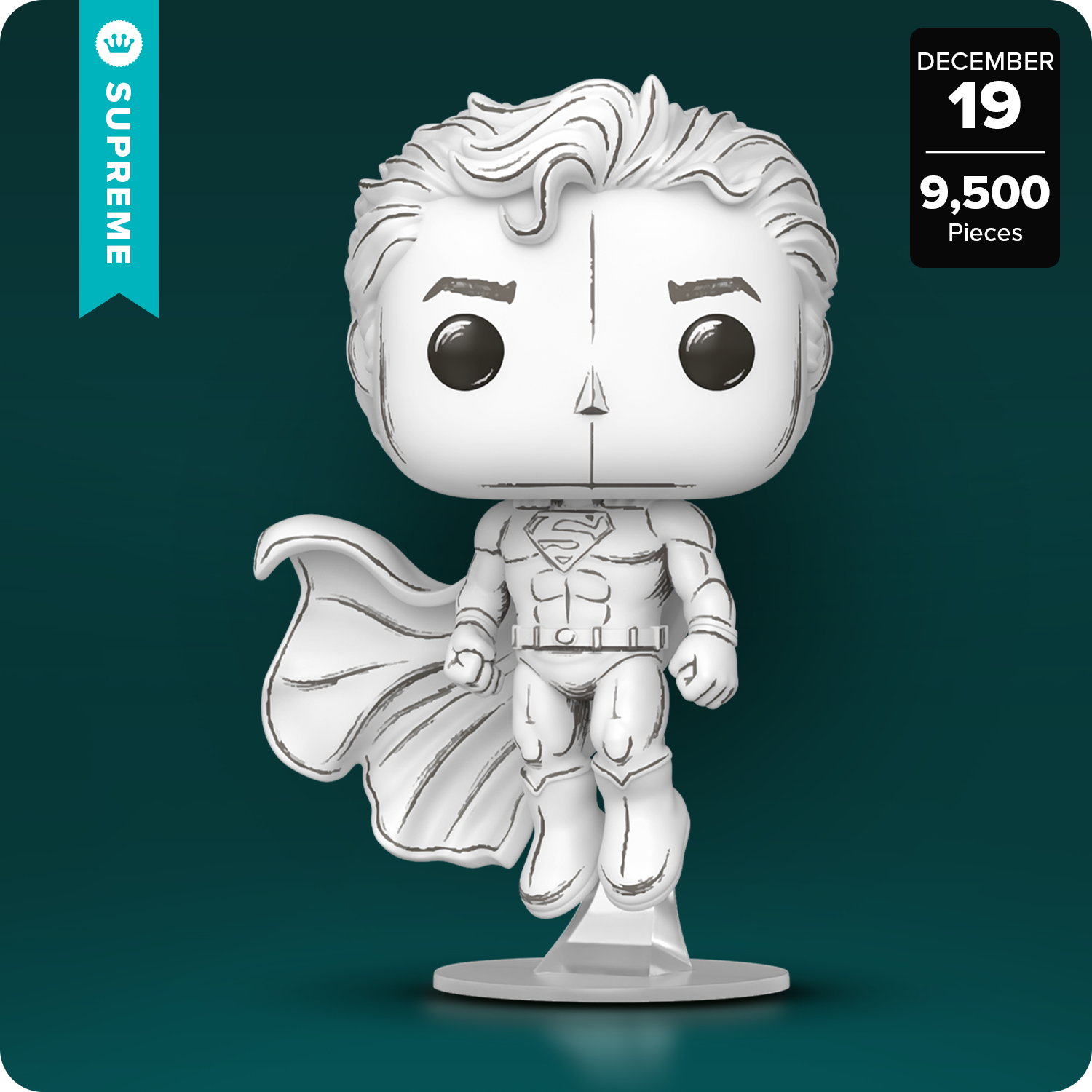 Funko Limited Edition POP! Superman (Sketched Deco) - only 9,500 made