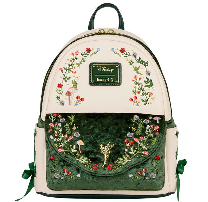 Exclusive Loungefly Disney Tinker Bell Floral mini backpack