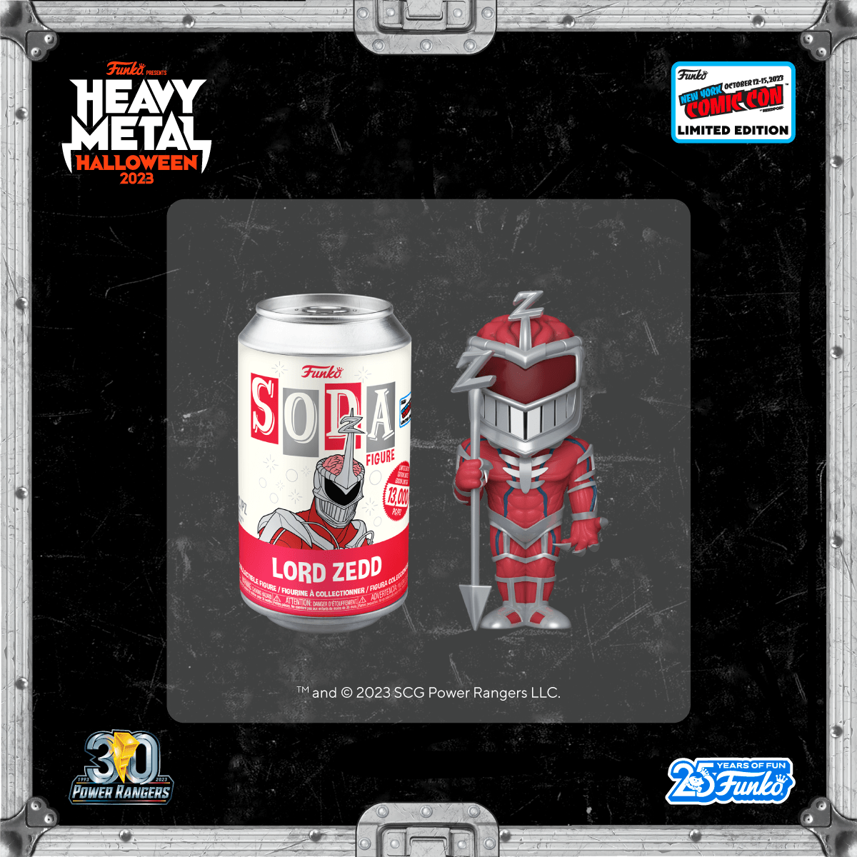 Collect the exclusive SODA Lord Zedd at New York Comic Con 2023.