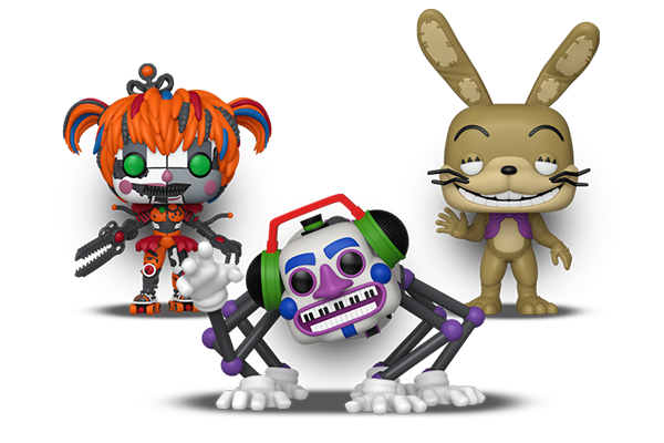 86617/86114/86115 - Pop! DJ Music Man /Pop! Glitchtrap/Pop! Scrap Baby