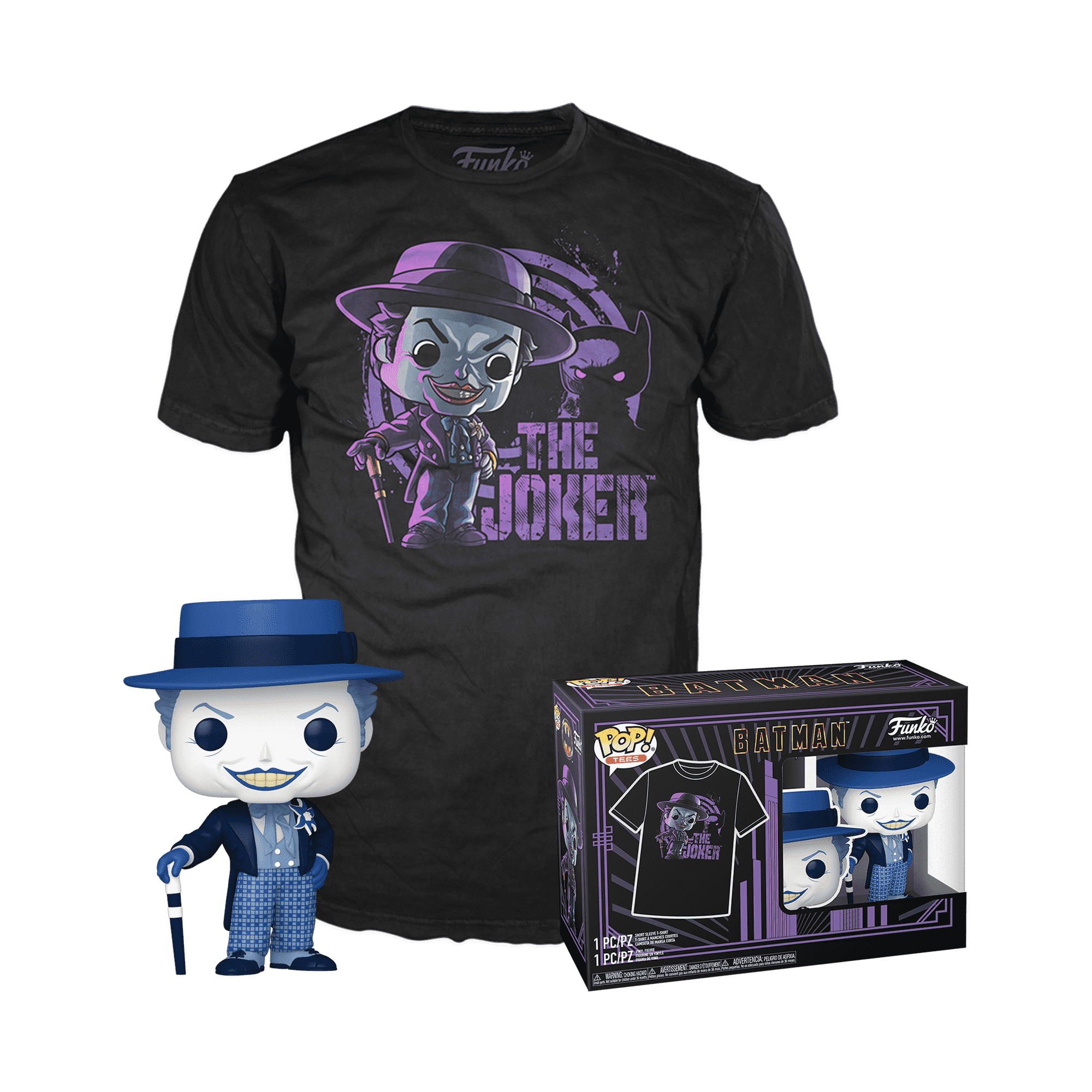 Buy Pop! & Tee The Joker (Batman 1989) at Funko.