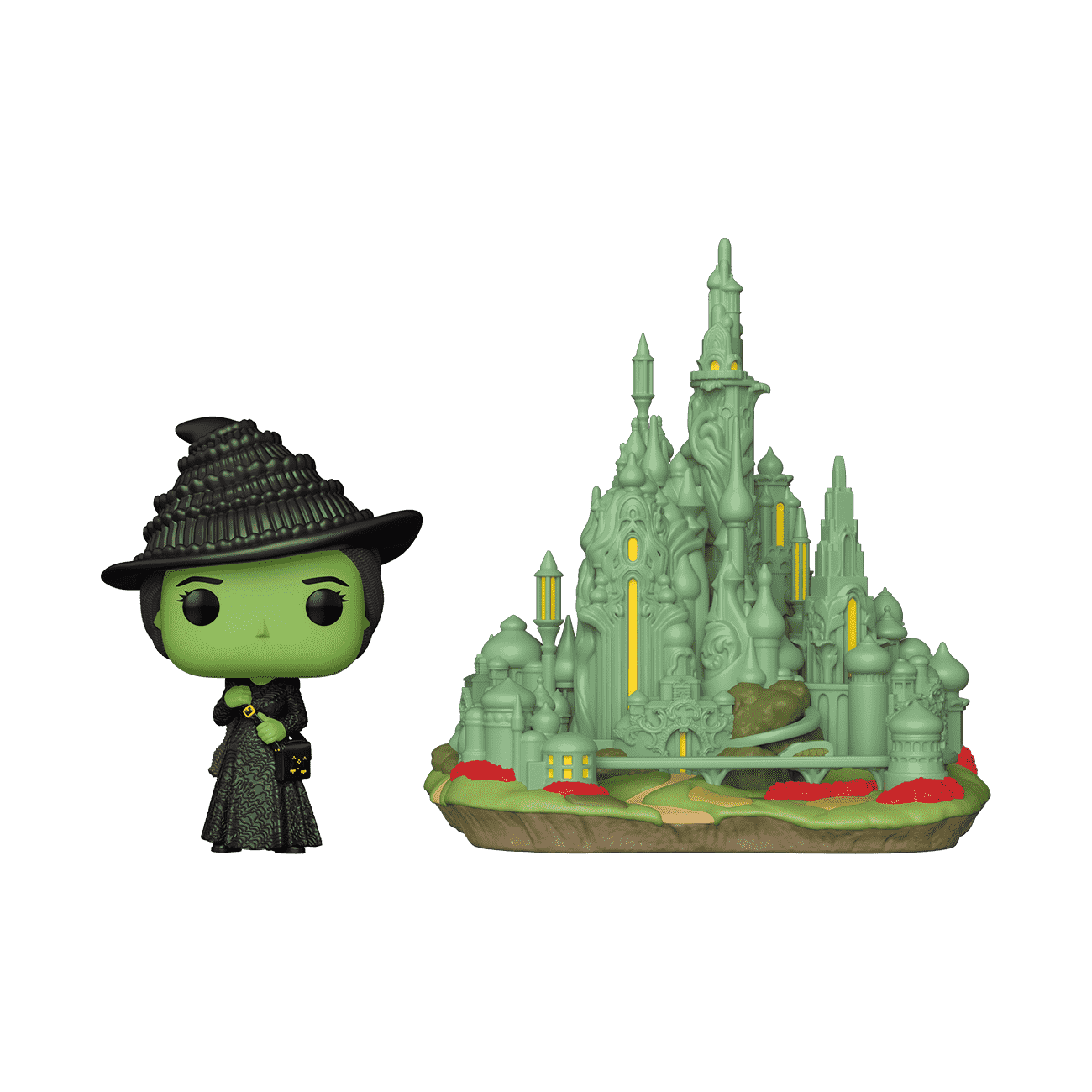 Funko Pop! Town: Wicked - Elphaba with The Emerald City