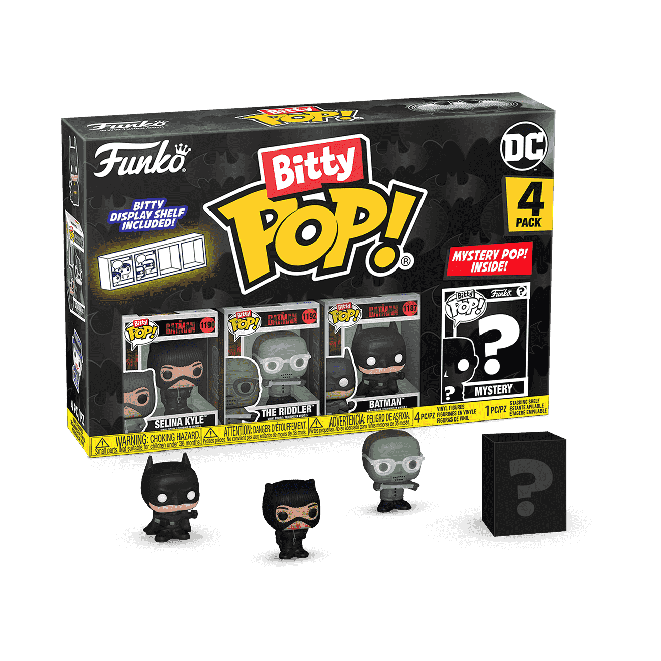Funko Bitty Pop! Batman 85th - Catwoman 4PK Y una Minifigura Misteriosa Sorpresa
