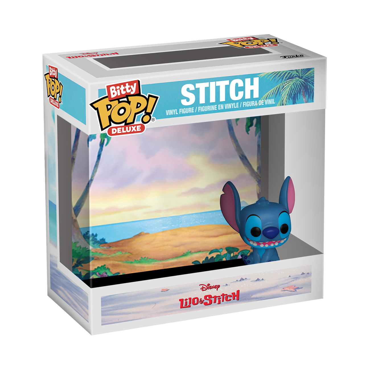 Funko Bitty Pop! Deluxe: Stitch (Beach) - Figura de Vinilo Coleccionable