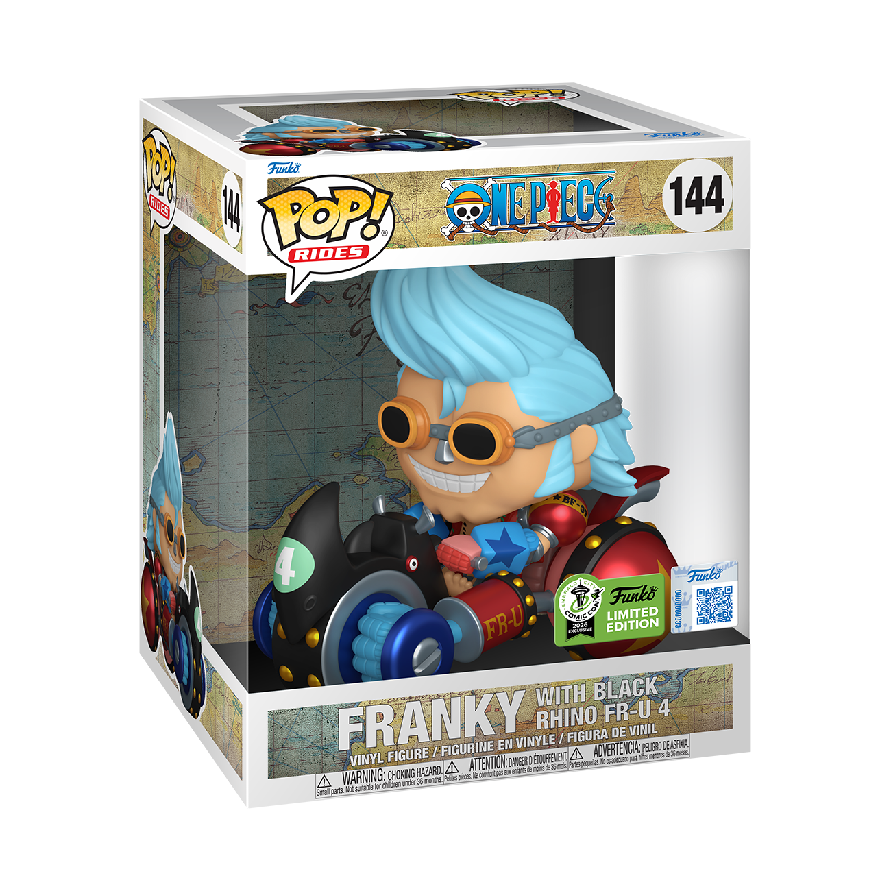 Pop! Rides Deluxe Franky with Black Rhino FR-U 4 | Funko