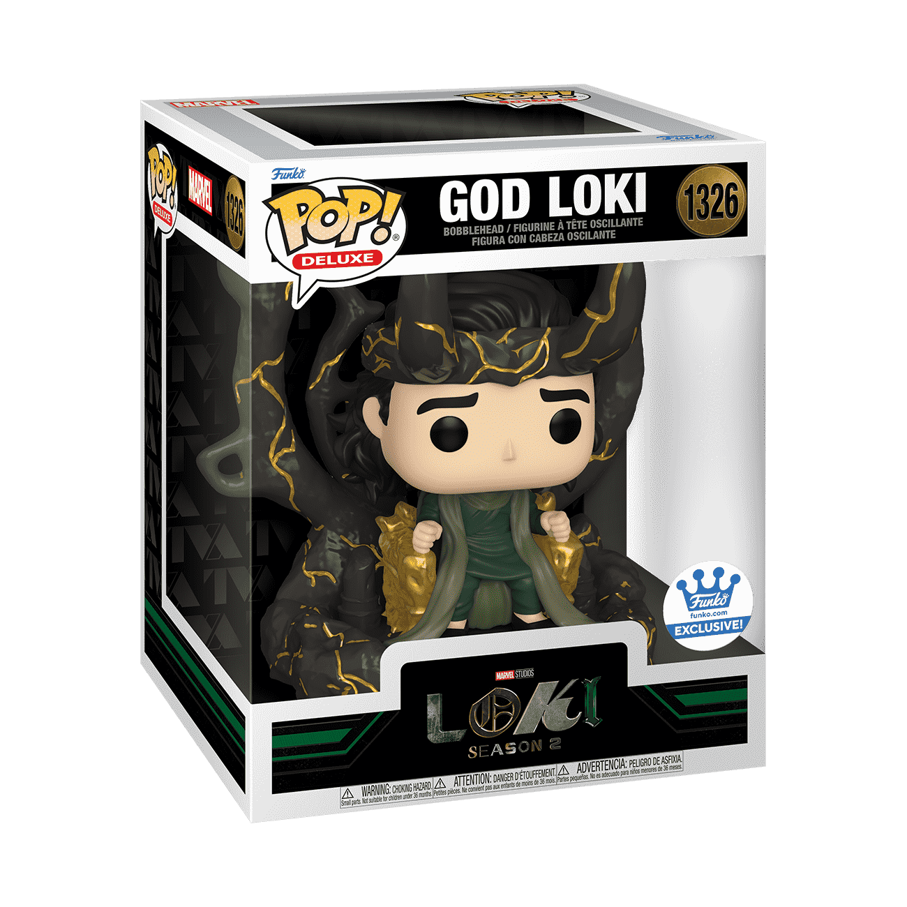 Buy Pop! Deluxe God Loki at Funko.