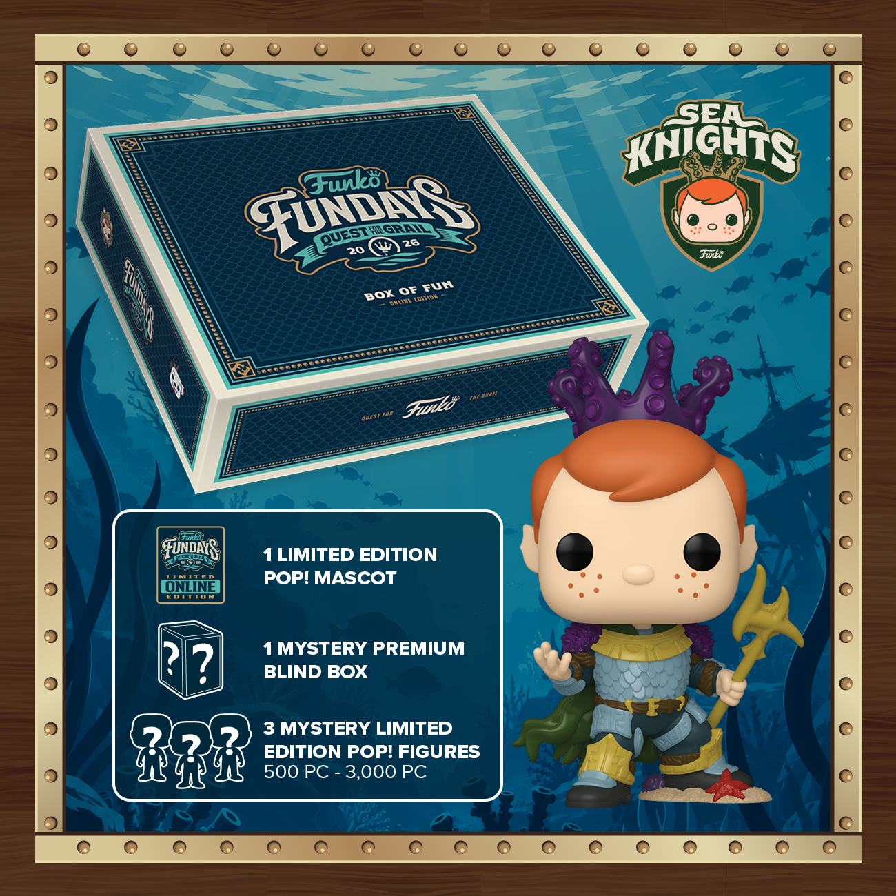 Funko Quest for the Grail 2026 Box of Fun (Sea Knights)
