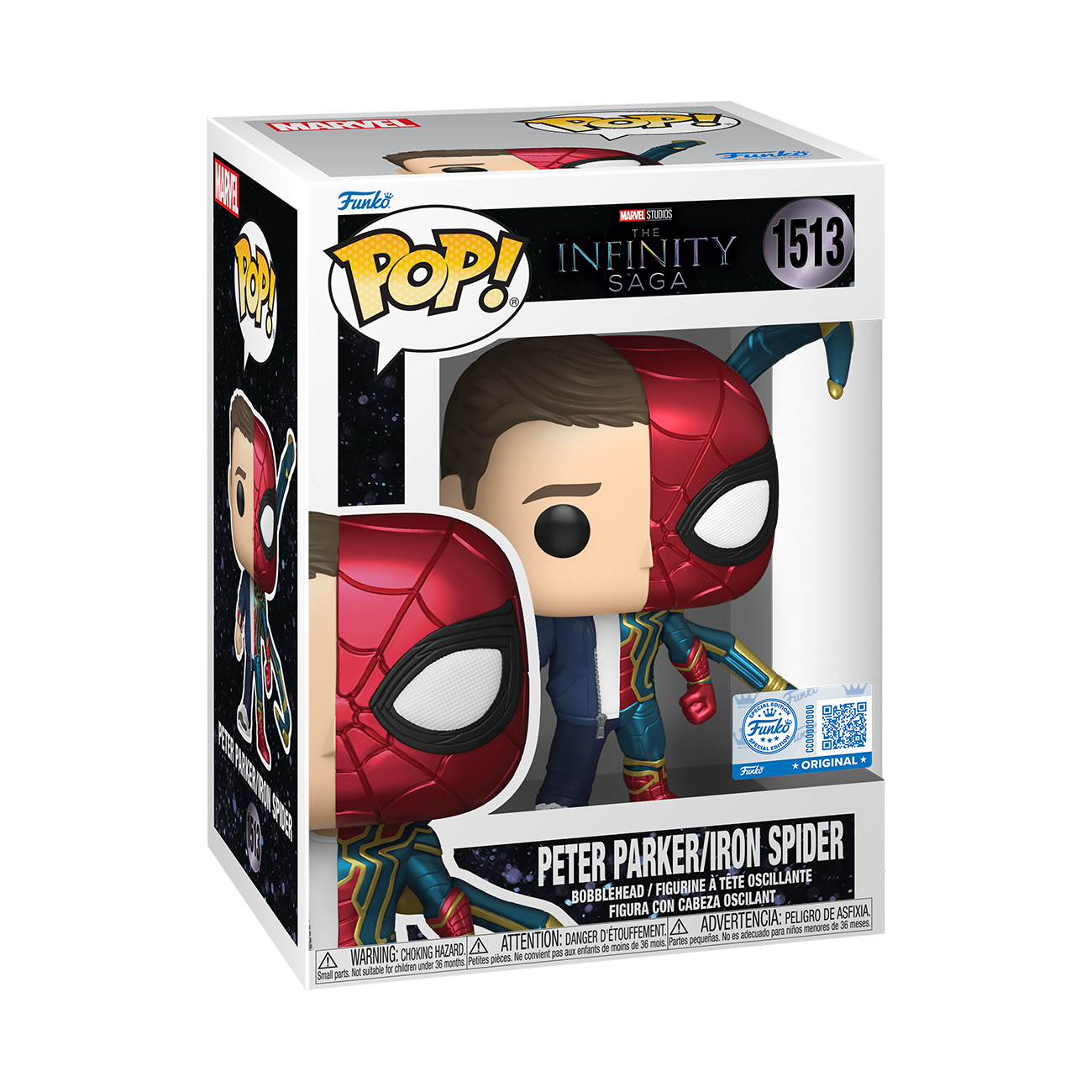 Pop! Peter Parker/Iron Spider (The Infinity Saga) | Funko