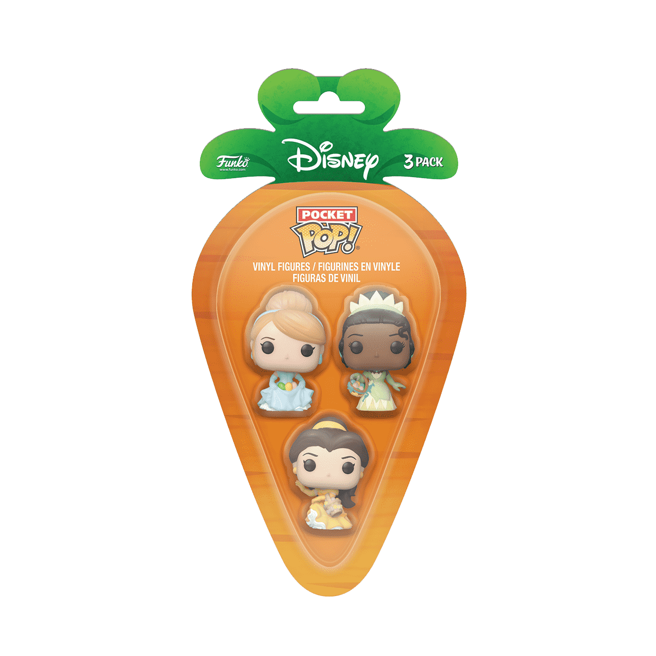 Buy Pocket Pop Easter Tiana Belle Cinderella 3 Pack at Funko