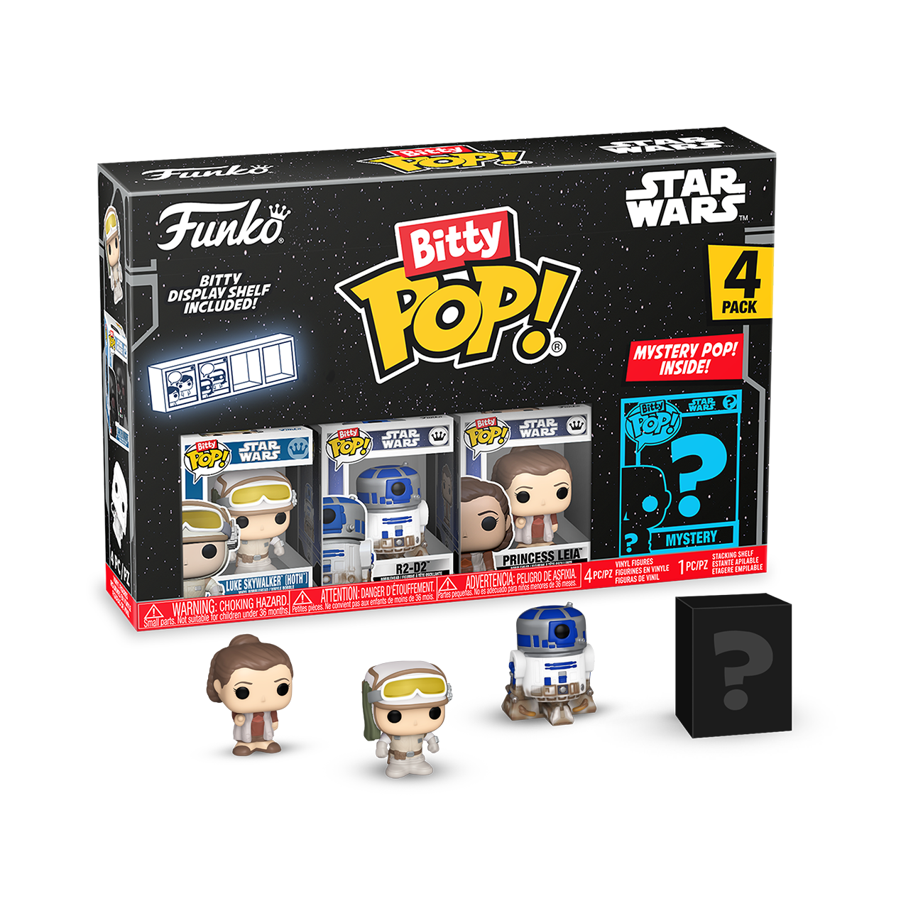 FUNKO Bitty Pop! SW - Luke 4pkY una Minifigura Misteriosa Sorpresa