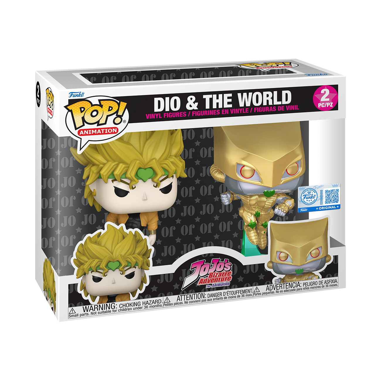 Pop! DIO & The World 2-Pack | Funko