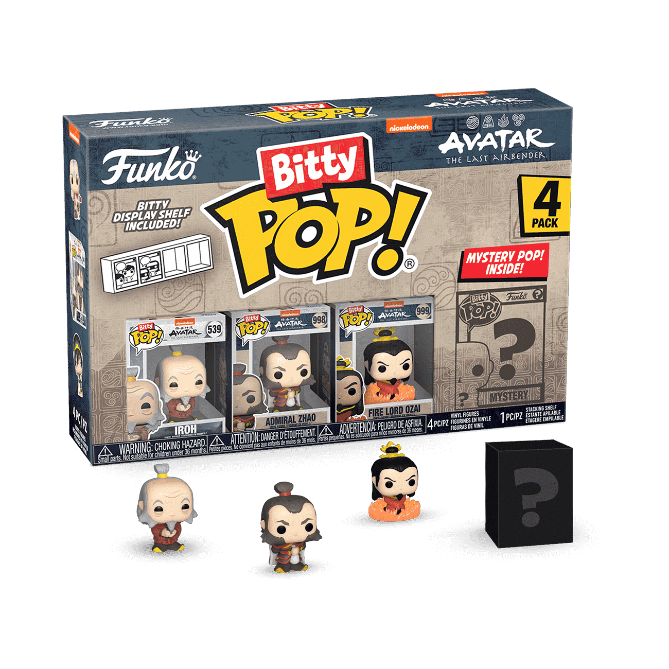 Funko Bitty Pop! Avatar: TLA - Iroh 4PK
