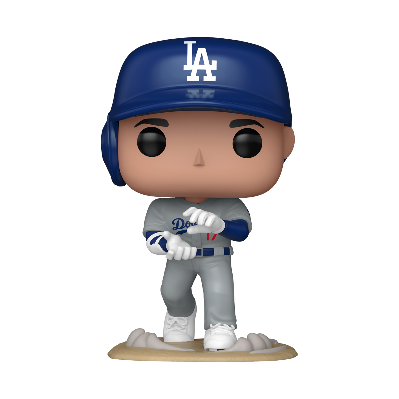 Funko POP! MLB Los Angeles Dodgers Shohei Ohtani Figura de vinilo, uniforme gris, número 126, 4.3 pulgadas