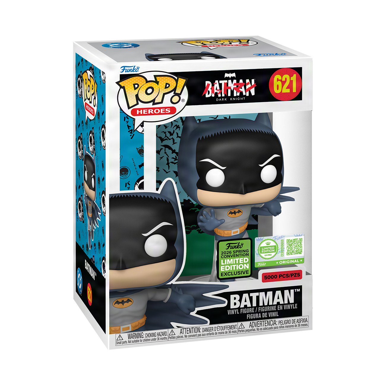 Pop! Batman (Bat-Manga!) with Pop! Protector | Funko