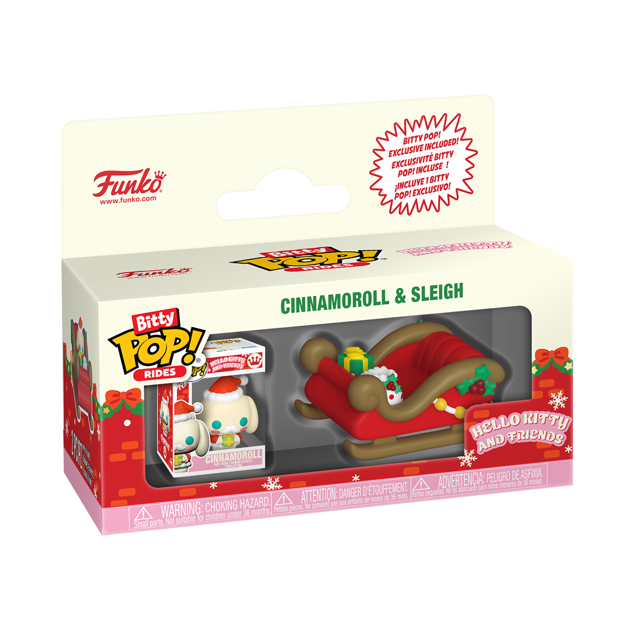 Funko Bitty Pop! Ride Cinnamoroll and Sleigh