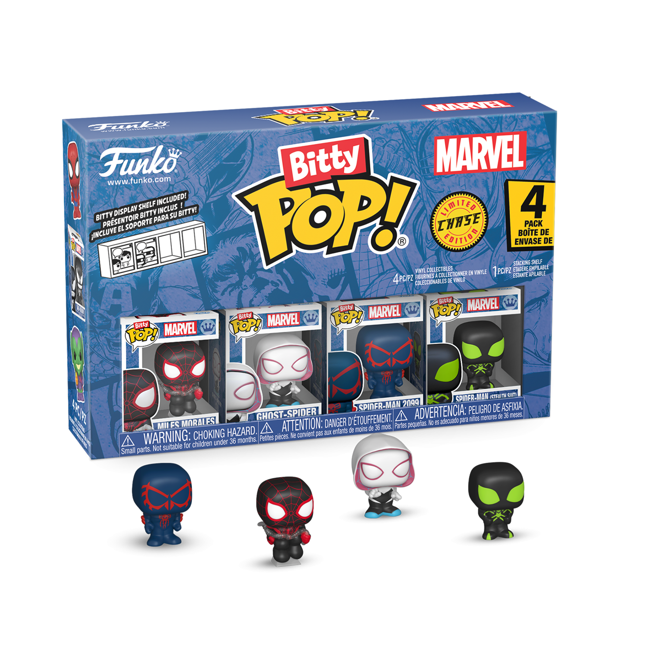 Funko Bitty Pop! 4 Pack: Spider-Man - Miles Morales