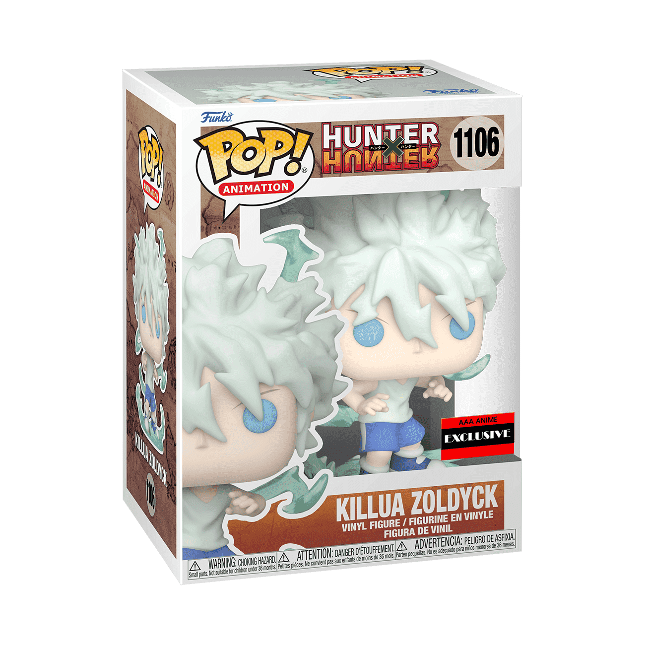 funko pop キルア　Glow Chase グローチェイス POP! Animation: 1106 Hunter x Hunter, Killua Zoldyck (Glow