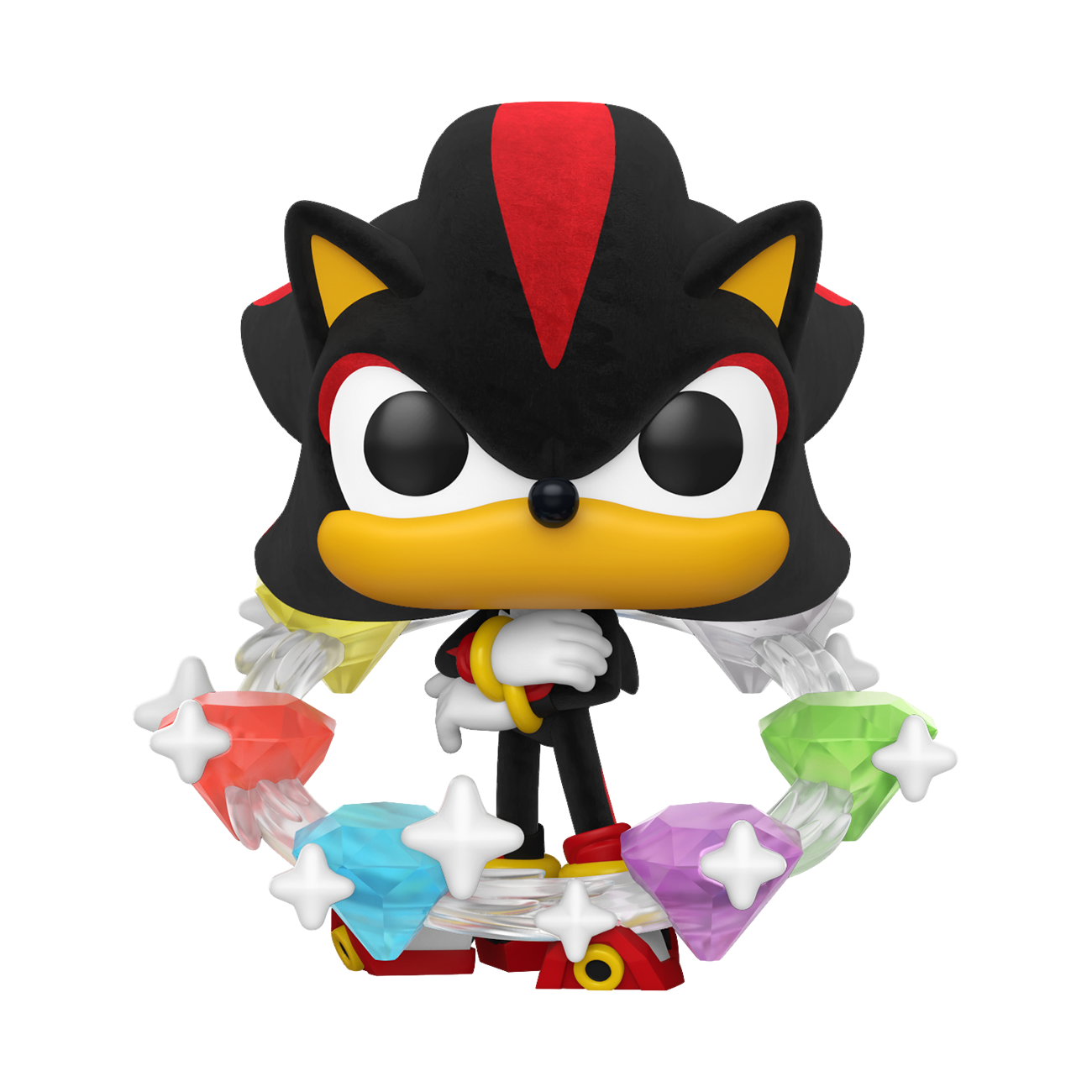 Funko Pop! Shadow with Emeralds (Flocked)