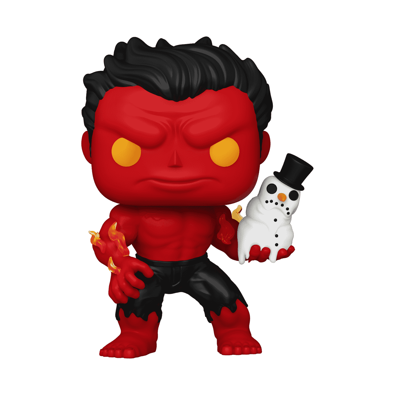 Buy Pop Red Hulk with Snowman at Funko