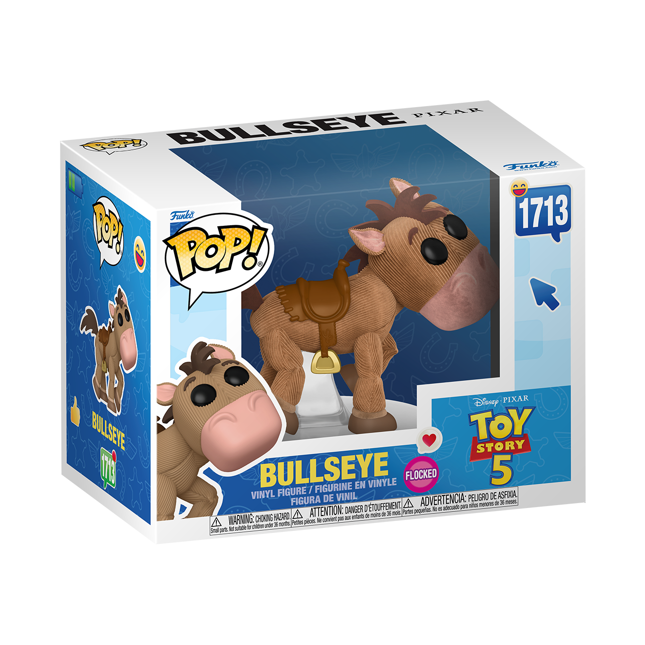 即完売Bullseye ぬいぐるみとホットウィール　funko pop セット Pop! Premium Bullseye (Toy Story 5) (Flocked) | Funko
