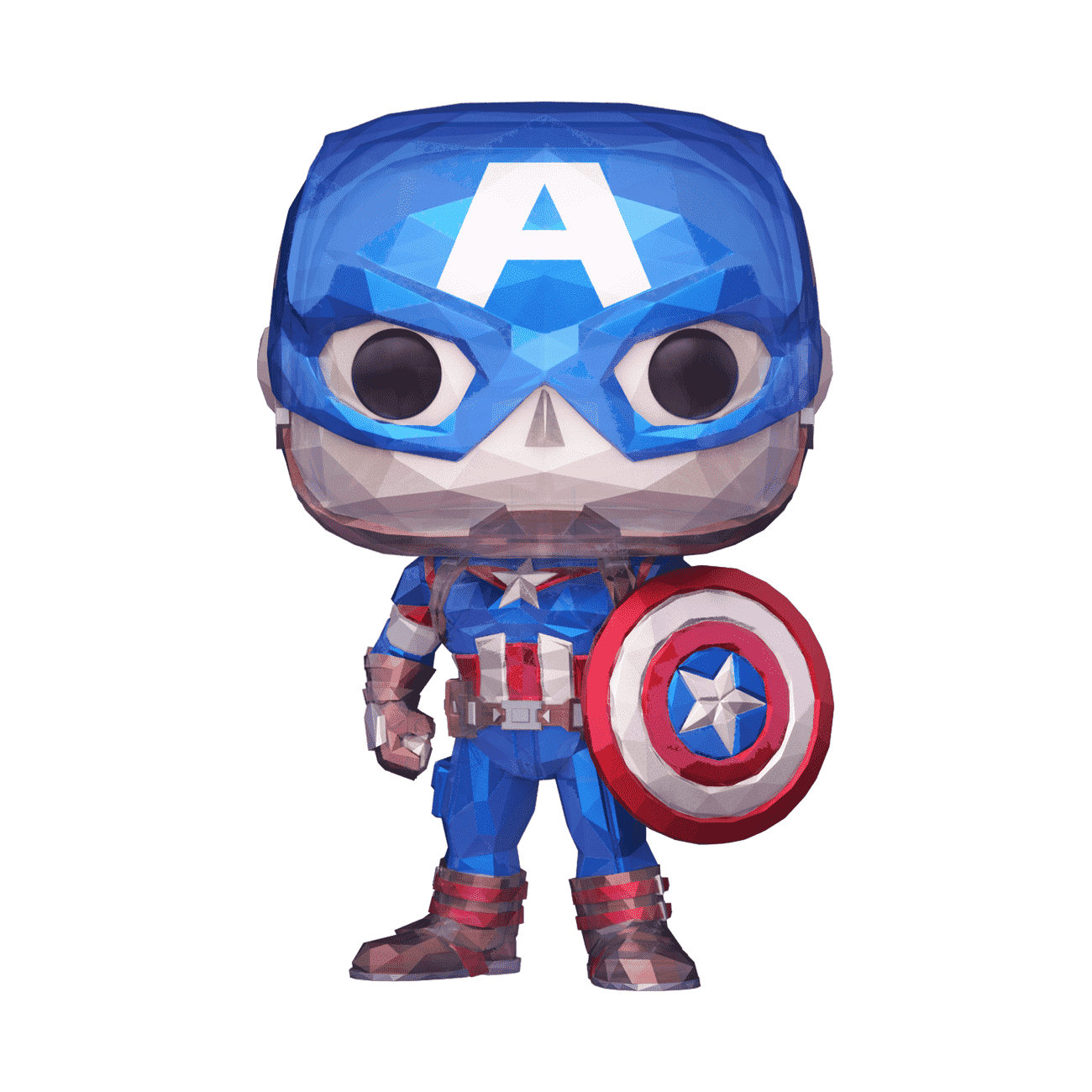 Funko Marvel Captain America Pop Vinyl Figure,Multi,3.75 inches