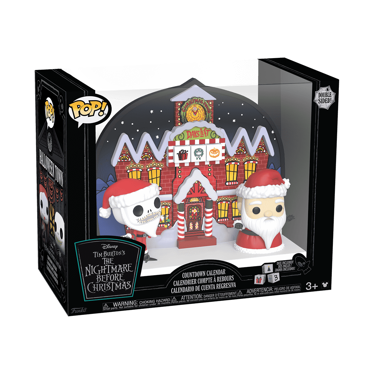 Pop The Nightmare Before Christmas Dual Sided Countdown Calendar