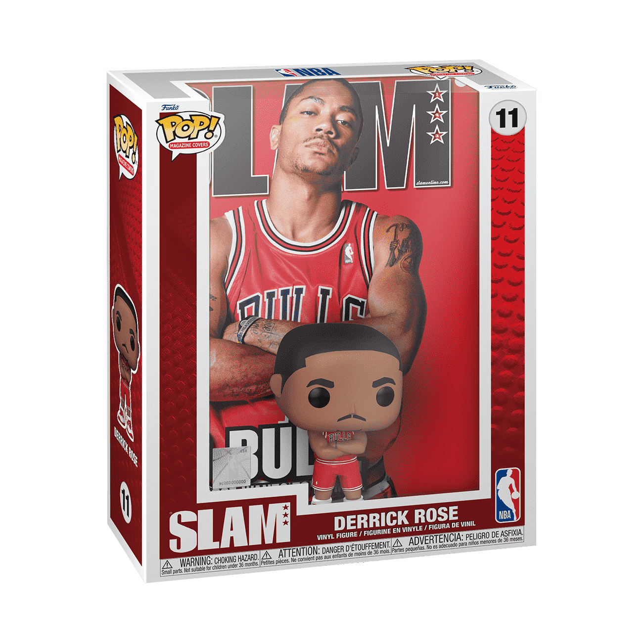 FUNKO POP #09 NBA DERRICK ROSE w/ HARD STACK PROTECTOR (VAULTED RETIRED)