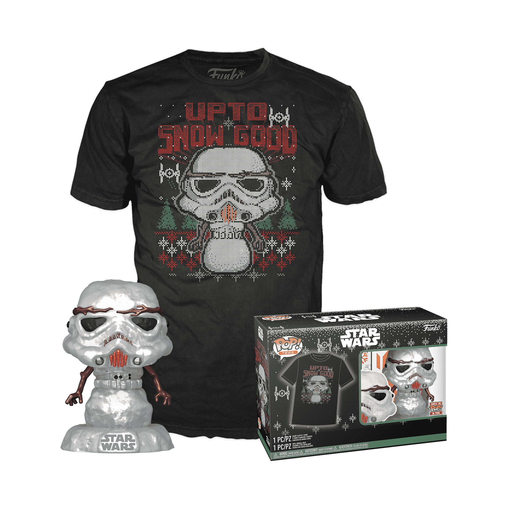 Pop! & Tee Snowman Stormtrooper (Metallic)