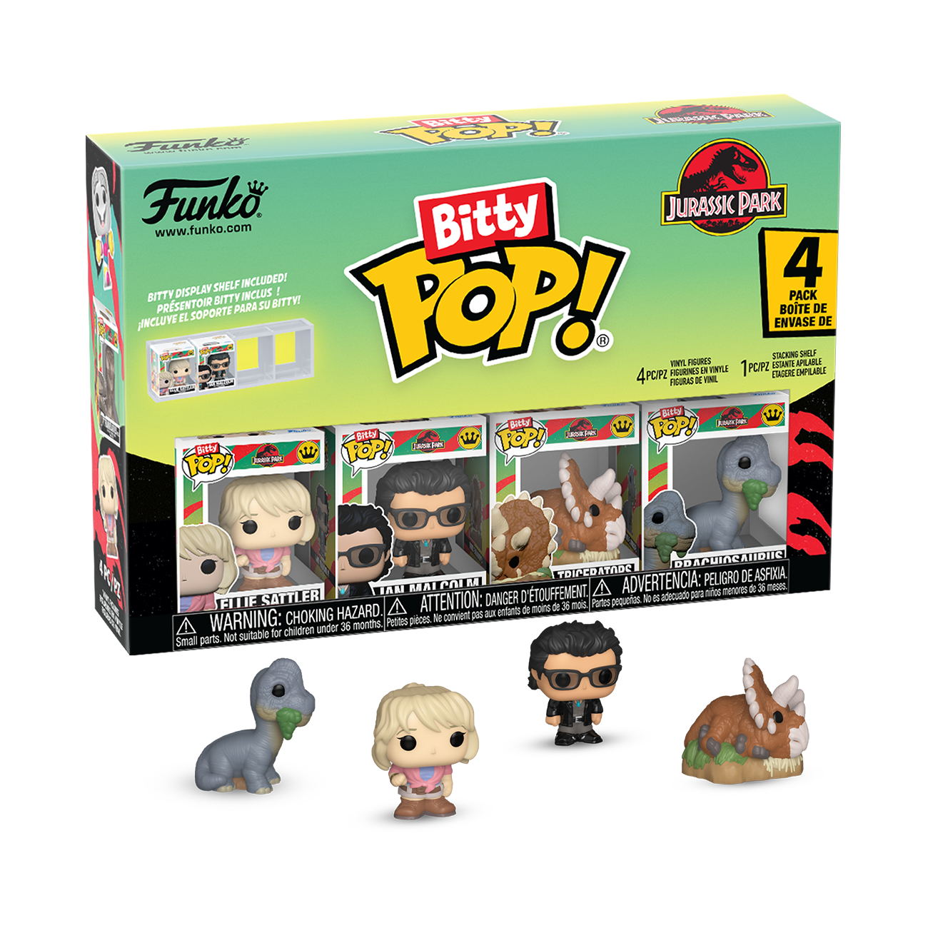 Funko Bitty Pop! Jurassic Park 4-Pack Series 1