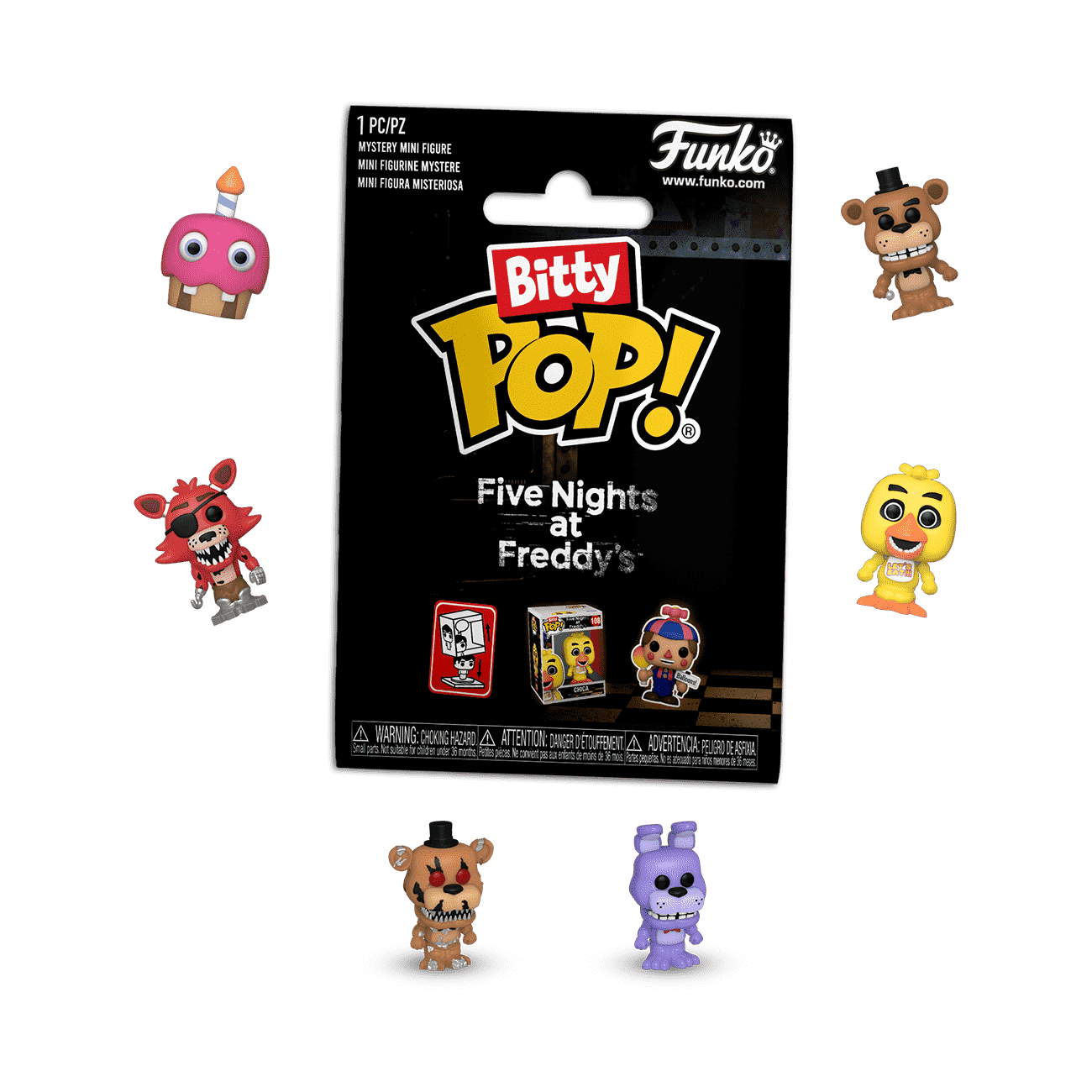 Bitty Pop! Singles Five Nights at Freddy's 12-Pack Polybag