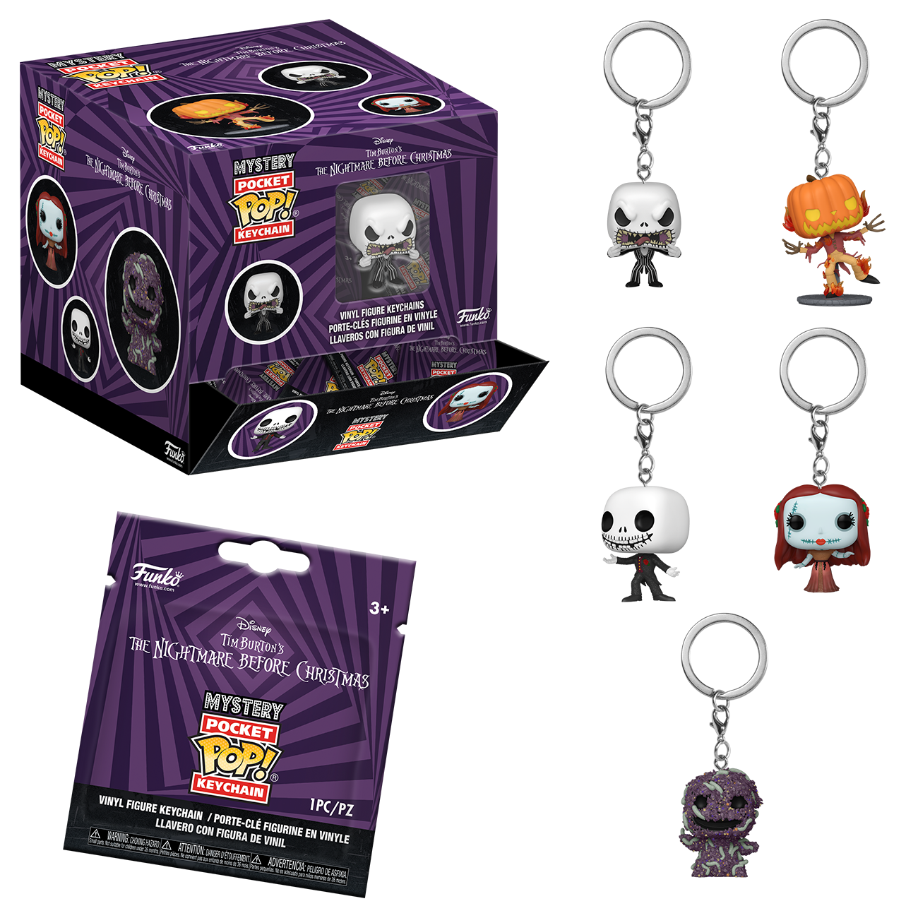 Funko Mystery Pop! Keychain The Nightmare Before Christmas