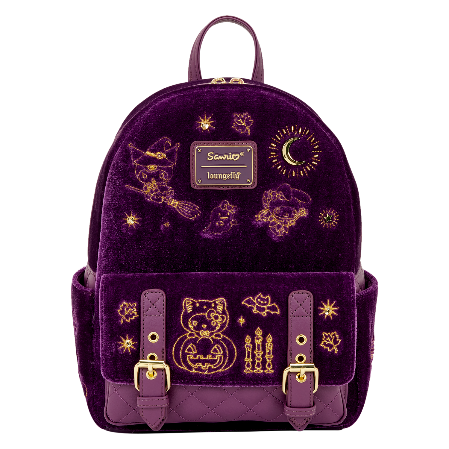 Sanrio Hello Kitty & Friends Exclusive Halloween Costume Velvet Mini Backpack | Officially Licensed | Loungefly