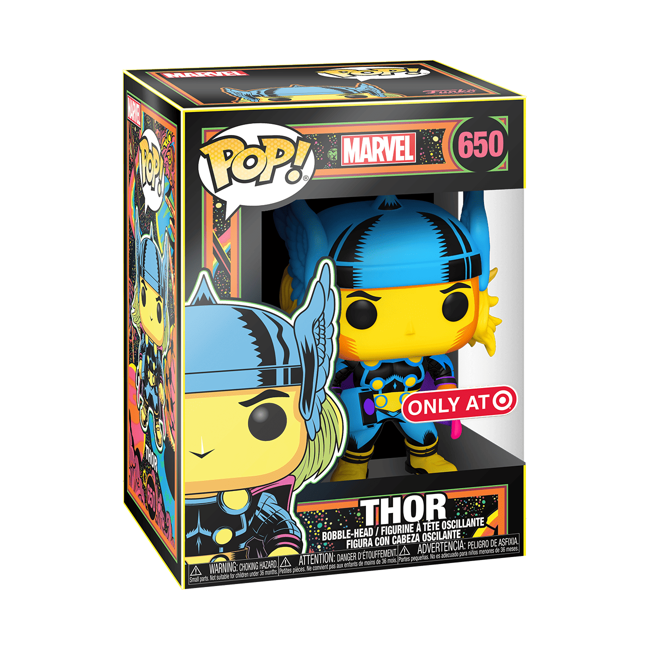 Buy POP Marvel Black Light Thor at Funko.