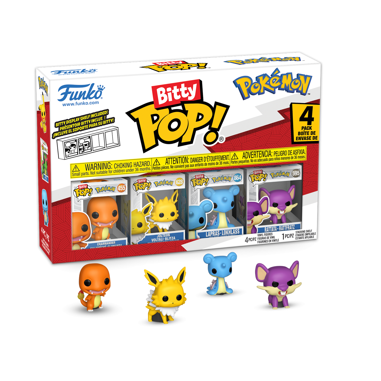 Funko Bitty Pop! Pokemon: Charmander - Jolteon