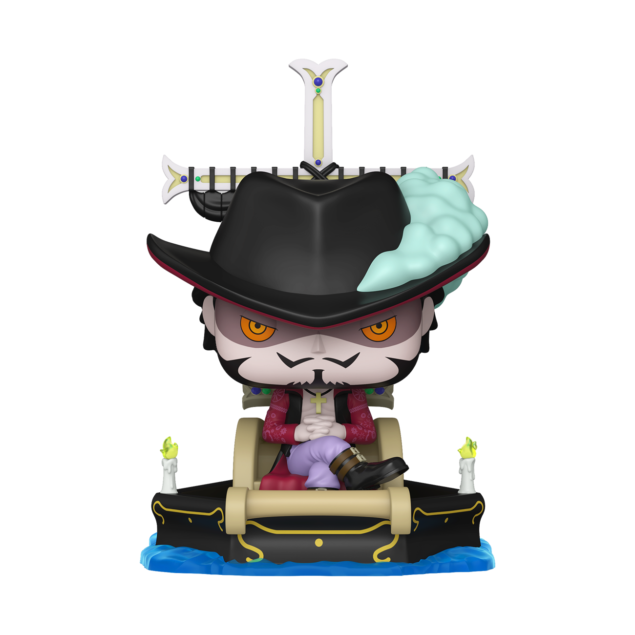 Funko Pop! Rides Deluxe Mihawk on Hitsugibune, One Piece Multicolor