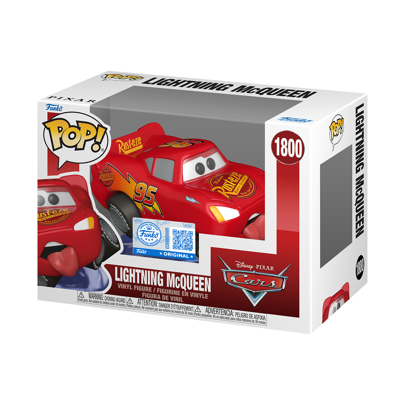 Pop! Lightning McQueen (Leaping) | Funko
