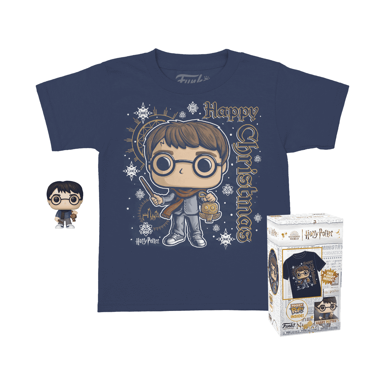 Pocket Pop! & Kids Tee Holiday Harry Potter
