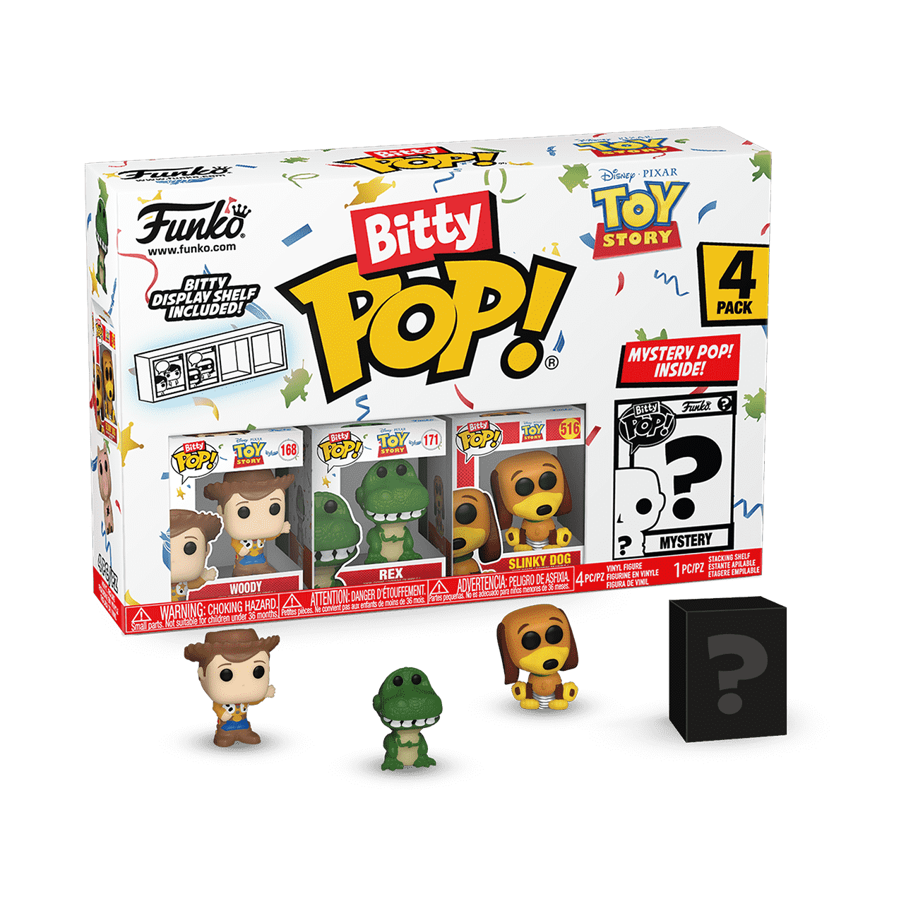 Bitty Pop! Toy Story 4-Pack Series 3