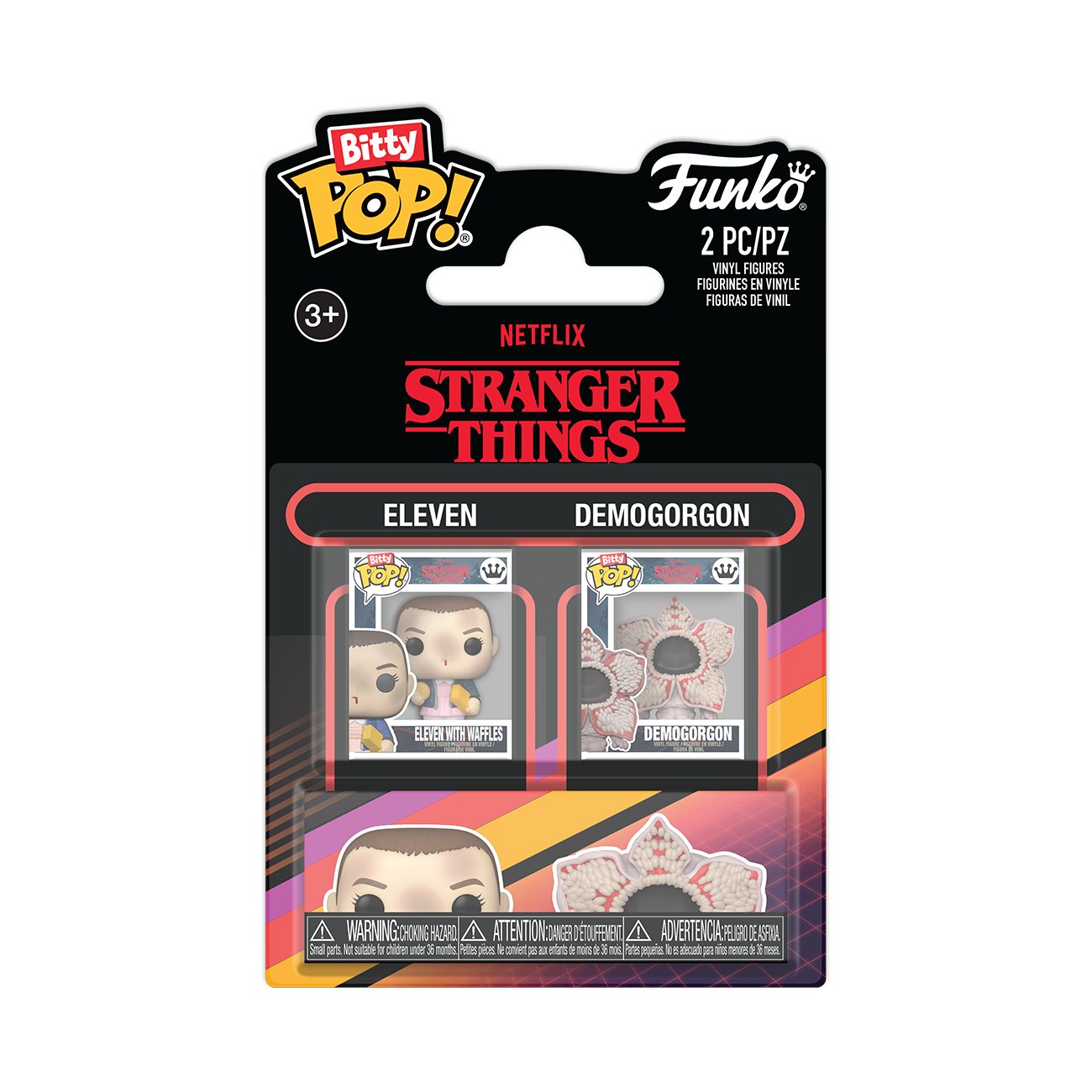 Bitty Pop! Eleven & Demogorgon 2-Pack | From the Vault | Funko